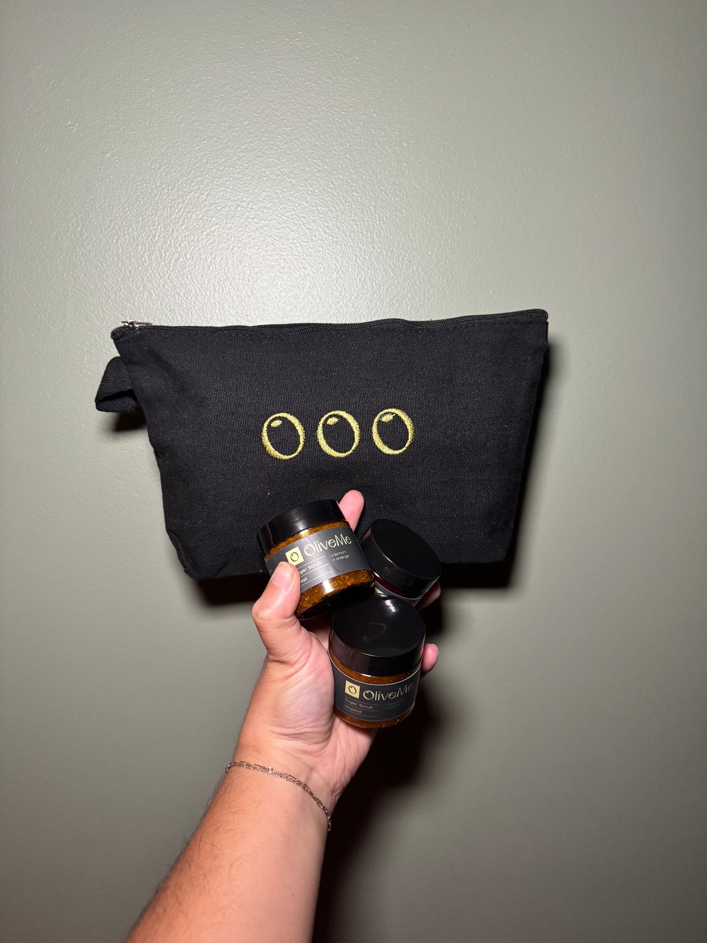 sugar scrub flight gift set